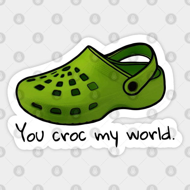 You croc my world 2 Sticker by Collagedream